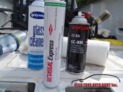 windshield replacement adhesives and cleaner solvents